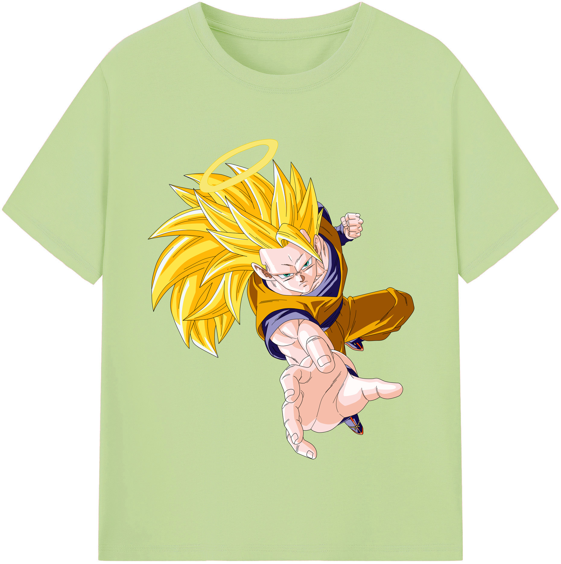 （画像用） ドラゴンボール 孫悟空（そん ごくう）Son Goku カカロット DRAGON BALL Kakarotto 綿100％半袖Tシャツ（フロントプリント）